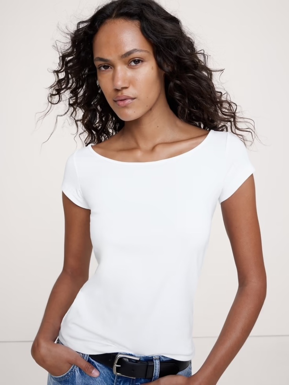 Banana Republic Scoop Neck Tee